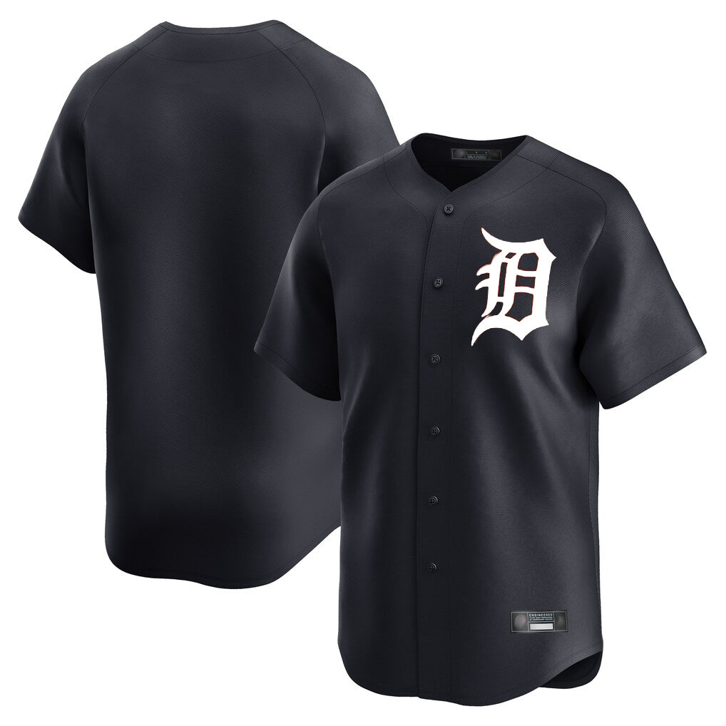 Jamed D.Tigers Navy Limited Home Game Blank Player Stitched Jerseys