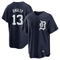 Jamed D.Tigers #13 Dillon Dingler Player Navy Game Home Stitched Jerseys