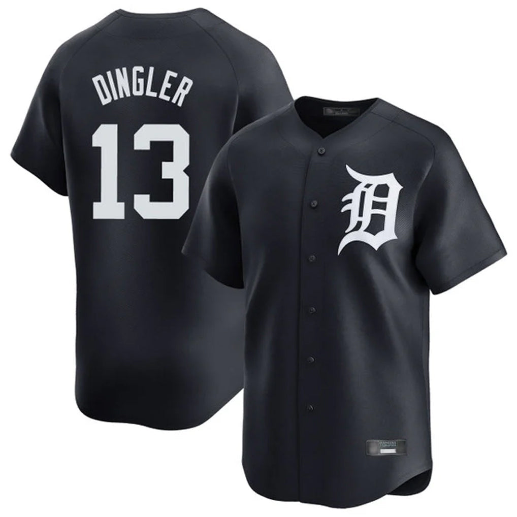Jamed D.Tigers #13 Dillon Dingler Player Navy Home Limited Game Stitched Jerseys