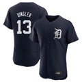 Jamed D.Tigers #13 Dillon Dingler Player Navy Limited Elite Home Stitched Jerseys