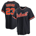 Jamed D.Tigers #23 Kirk Gibson Player Navy Home Game Stitched Jerseys
