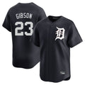 Jamed D.Tigers #23 Kirk Gibson Player Navy Home Limited Game Stitched Jerseys