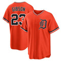 Jamed D.Tigers #23 Kirk Gibson Player Orange Home Game Stitched Jerseys