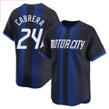 Jamed D.Tigers #24 Miguel Cabrera Player Navy City Connect Home Limited Stitched Jerseys