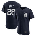 Jamed D.Tigers #28 Javier B¡§¡éez Player Navy Limited Elite Home Stitched Jerseys