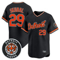 Jamed D.Tigers #29 Tarik Skubal Player Black Limited Home Stitched Jerseys