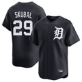 Jamed D.Tigers #29 Tarik Skubal Player Navy Home Limited Game Stitched Jerseys