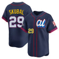 Jamed D.Tigers #29 Tarik Skubal Player Navy Limited American League All-Star Edition Stitched Jerseys