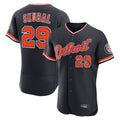 Jamed D.Tigers #29 Tarik Skubal Player Navy Limited Elite Home Game Stitched Jerseys