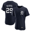 Jamed D.Tigers #29 Tarik Skubal Player Navy Limited Elite Home Stitched Jerseys