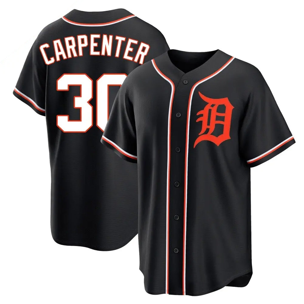 Jamed D.Tigers #30 Kerry Carpenter Player Black Fashion Out Home Game Stitched Jerseys
