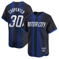 Jamed D.Tigers #30 Kerry Carpenter Player Navy City Connect Home Limited Stitched Jerseys