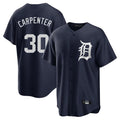 Jamed D.Tigers #30 Kerry Carpenter Player Navy Game Home Stitched Jerseys