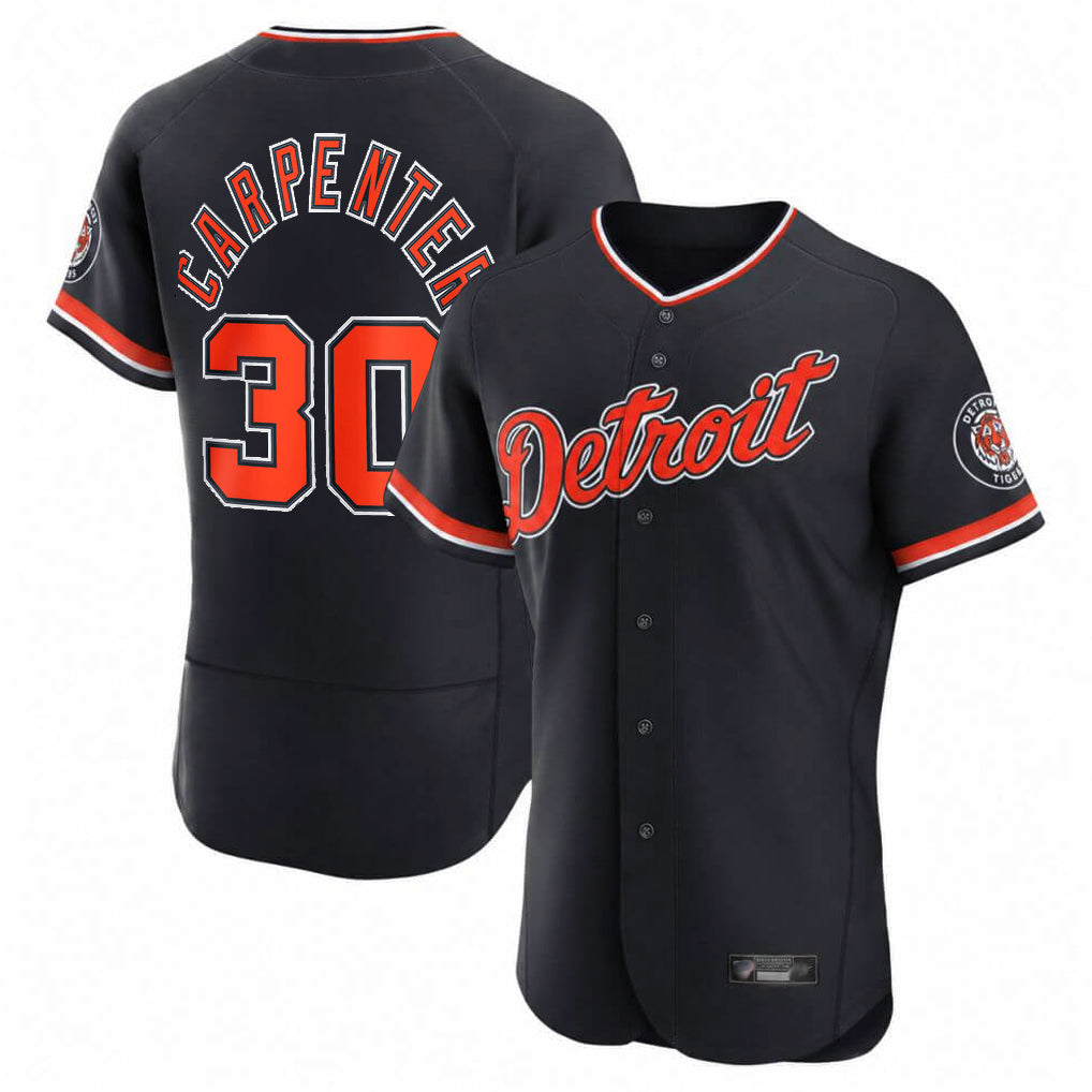 Jamed D.Tigers #30 Kerry Carpenter Player Navy Limited Elite Home Game Stitched Jerseys
