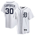 Jamed D.Tigers #30 Kerry Carpenter Player White Home Game Stitched Jerseys