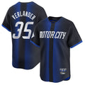 Jamed D.Tigers #35 Justin Verlander Player Navy City Connect Home Limited Stitched Jerseys