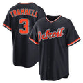 Jamed D.Tigers #3 Alan Trammell Player Navy Home Game Stitched Jerseys