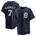 Jamed D.Tigers #7 Kevin McGonigle Player Navy Game Home Stitched Jerseys