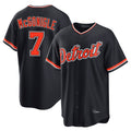 Jamed D.Tigers #7 Kevin McGonigle Player Navy Home Game Stitched Jerseys