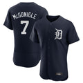 Jamed D.Tigers #7 Kevin McGonigle Player Navy Limited Elite Home Stitched Jerseys