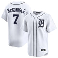 Jamed D.Tigers #7 Kevin McGonigle Player White Home Limited Stitched Jerseys
