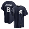 Jamed D.Tigers #8 Matt Vierling Player Navy Game Home Stitched Jerseys