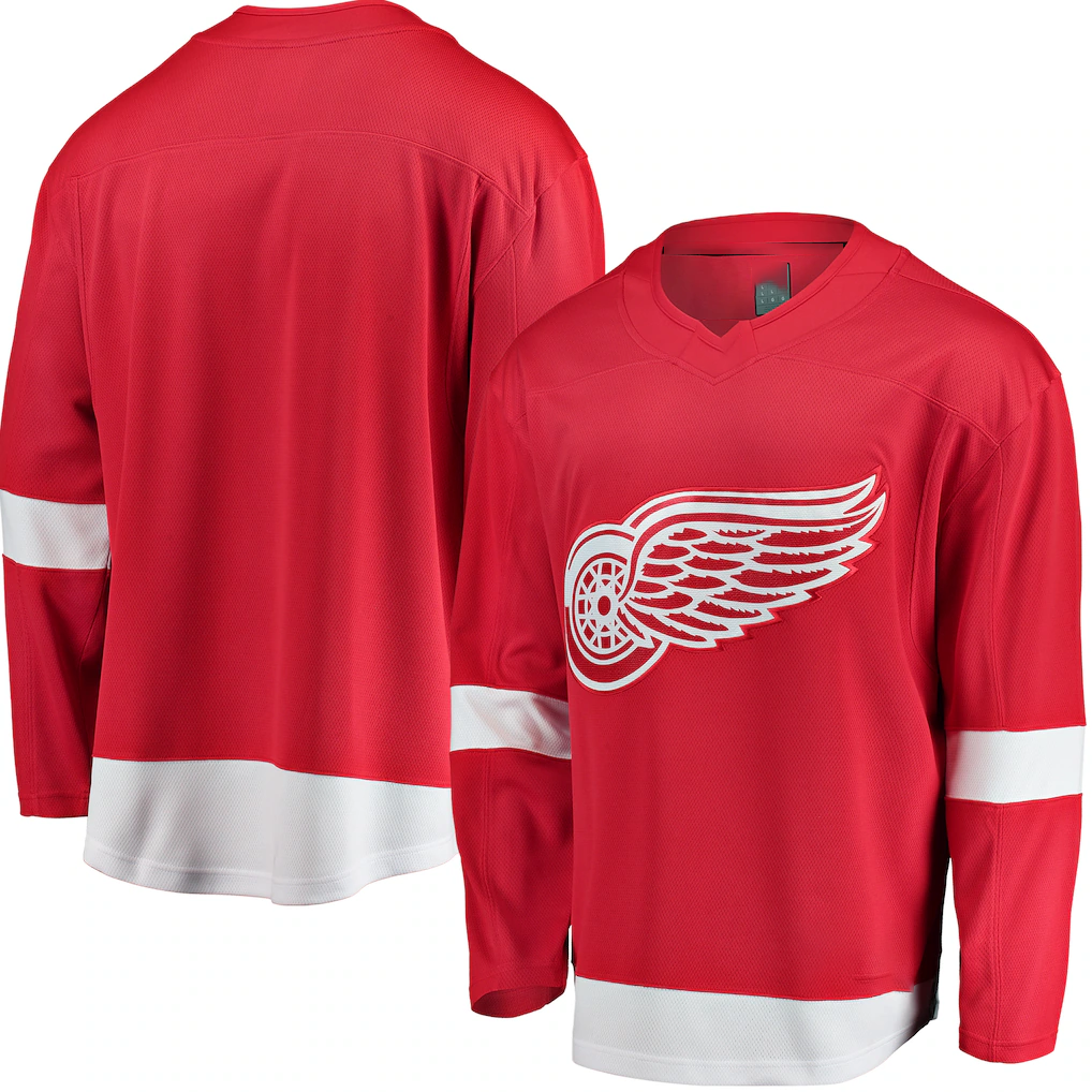 Jamed D.Red wings Red Breakaway Home Jerseys