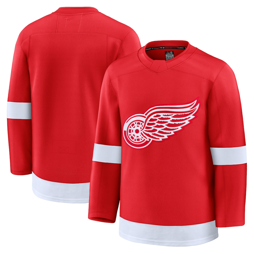 Jamed D.Red wings Red Home Premium Jerseys