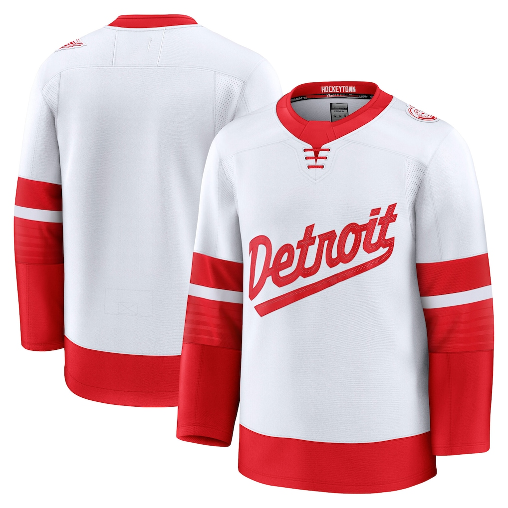 Jamed D.Red wings White 2025 Stadium Series Premium Jerseys