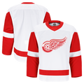 Jamed D.Red wings White Away Authentic Pro Jerseys