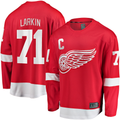 Jamed D.Red wings #71 Dylan Larkin Red 2023-24 Captain Breakaway Player Jerseys