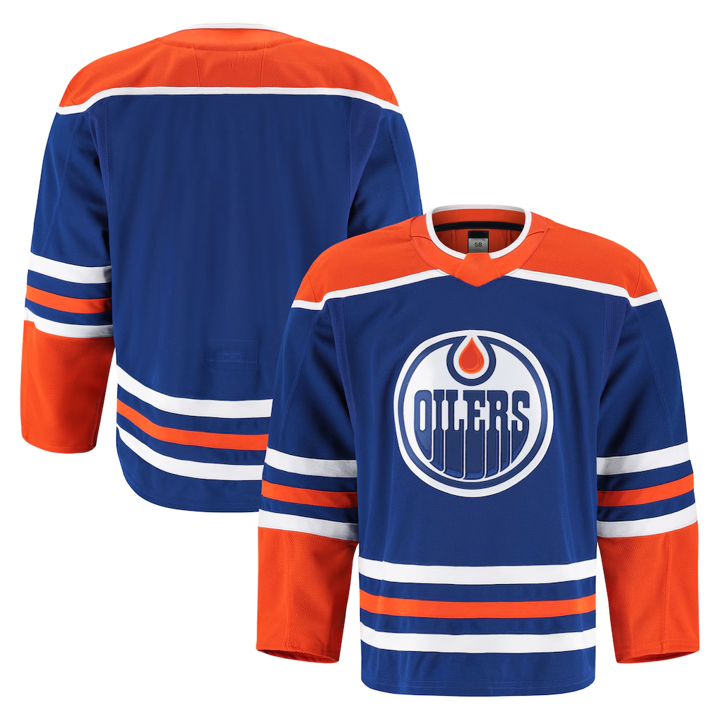 Jamed E.Oilers Royal Home Authentic Pro Jerseys