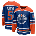 Jamed E.Oilers #5 Connor Murphy Royal Home Breakaway Jerseys