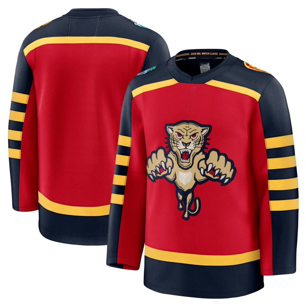 Jamed F.Panthers Red 2026 Winter Classic Premium Jerseys