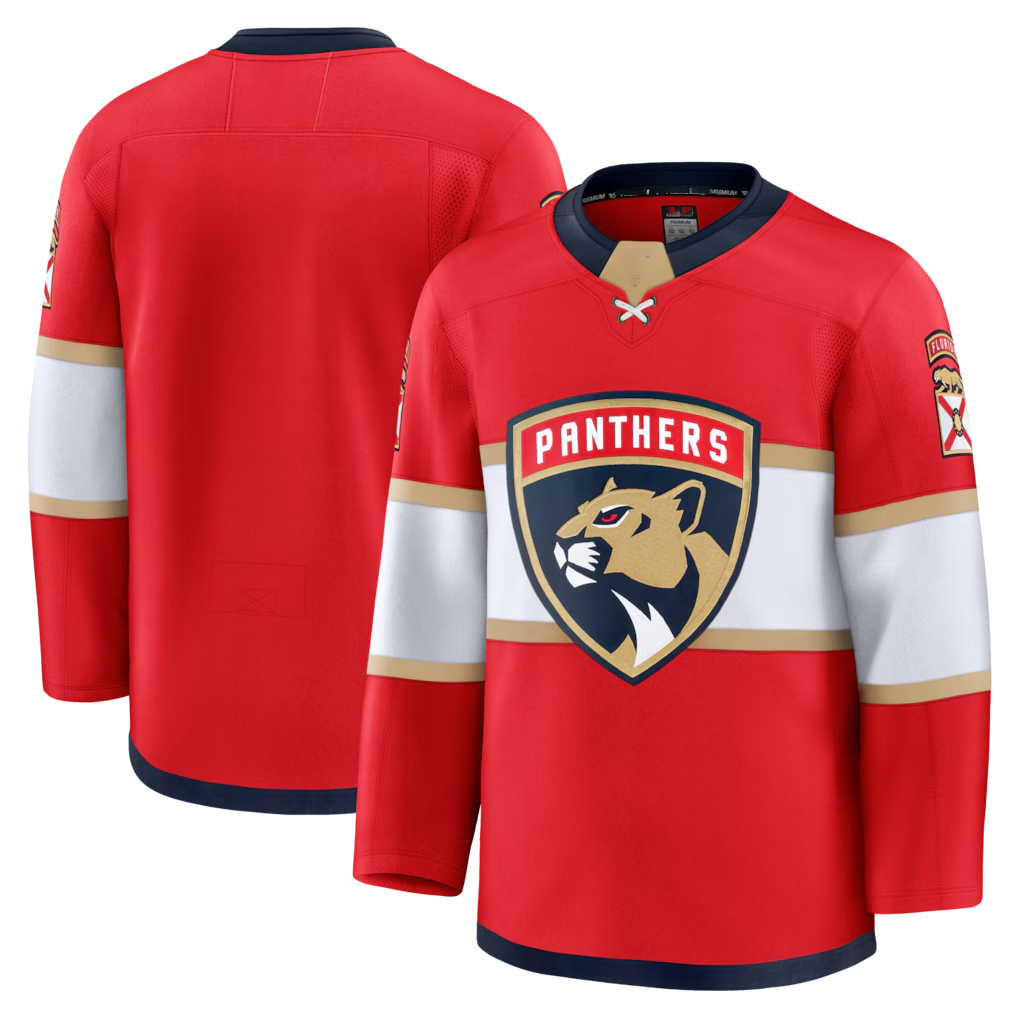 Jamed F.Panthers Red Home Premium Jerseys