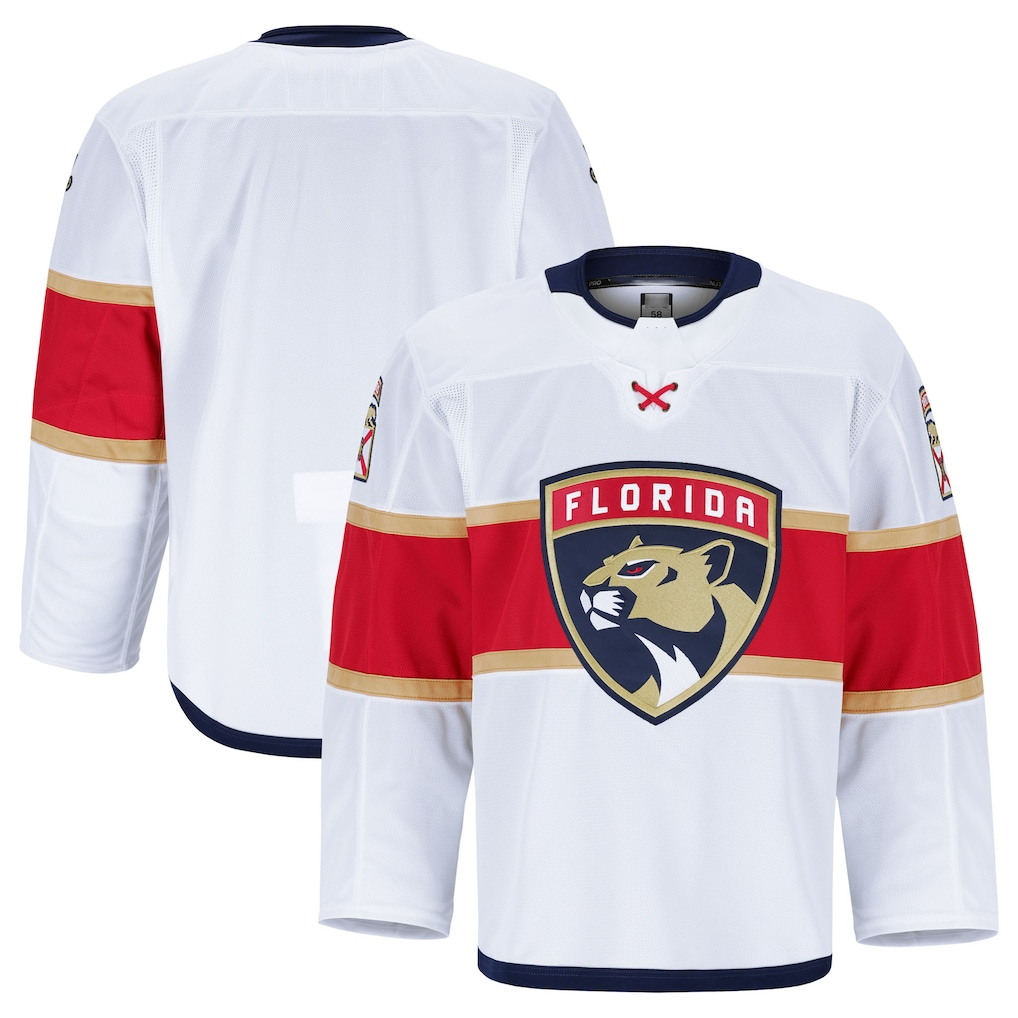 Jamed F.Panthers White Away Authentic Pro Jerseys