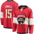 Jamed F.Panthers F.Panthers #15 Anton Lundell Red Home Breakaway Player Jerseys