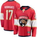 Jamed F.Panthers #17 Evan Rodrigues Red Home Breakaway Jerseys