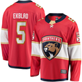 Jamed F.Panthers #5 Aaron Ekblad Red Home Team Breakaway Player Jerseys