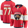 Jamed F.Panthers #77 Niko Mikkola Red Premier Breakaway Player Jerseys