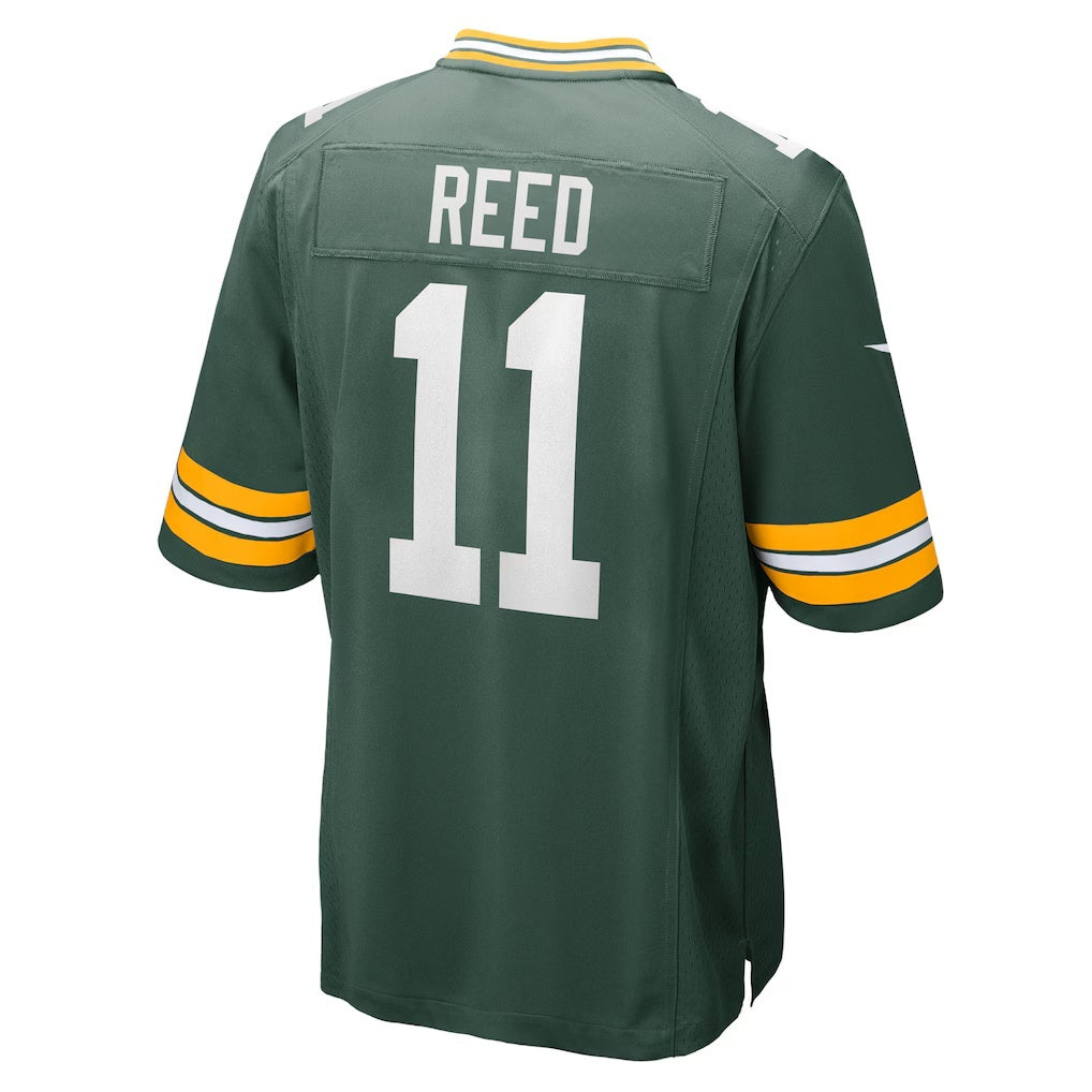 Jamed GB.Packers #11 Jayden Reed Green Game Stitched Jerseys