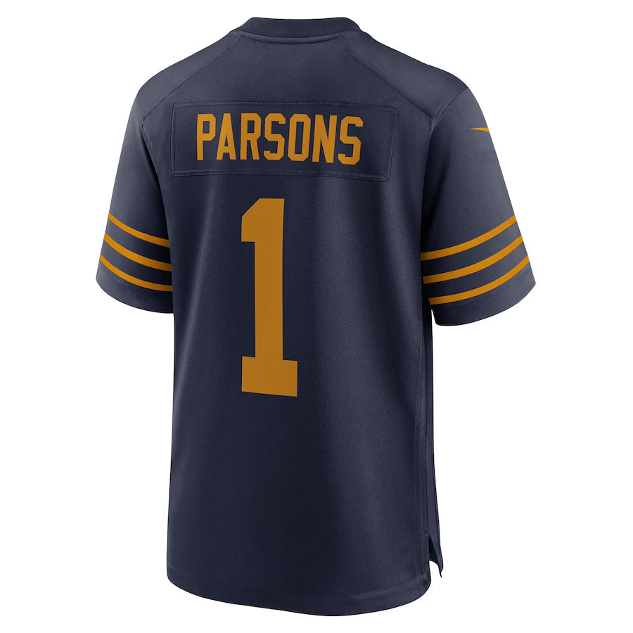 Jamed GB.Packers #1 Micah Parsons Player Navy The 1923 Classic Home Game Stitched Jerseys
