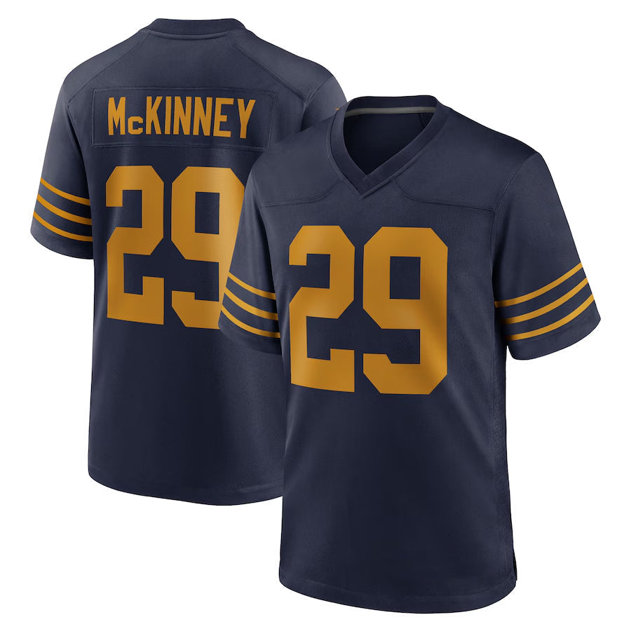 Jamed GB.Packers #29 Xavier McKinney Player Navy The 1923 Classic Game Stitched Jersey