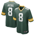 Jamed GB.Packers #8 Josh Jacobs Player Green Replica Game Stitched Jerseys