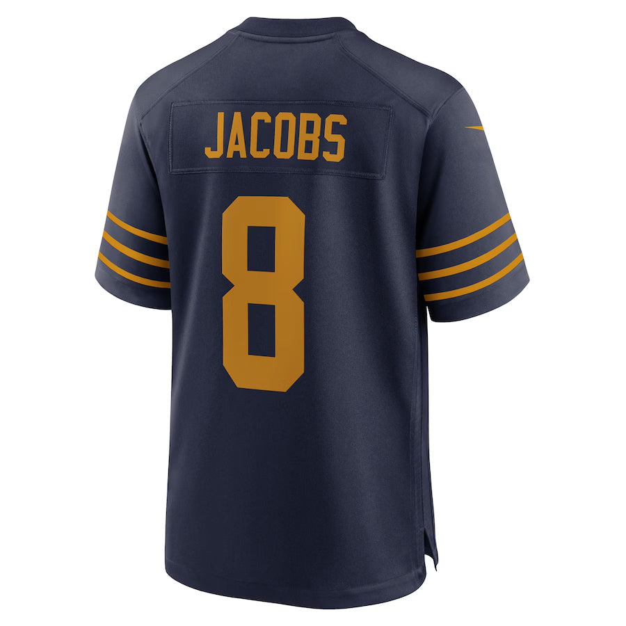 Jamed GB.Packers #8 Josh Jacobs Player Navy The 1923 Classic Game Stitched Jerseys