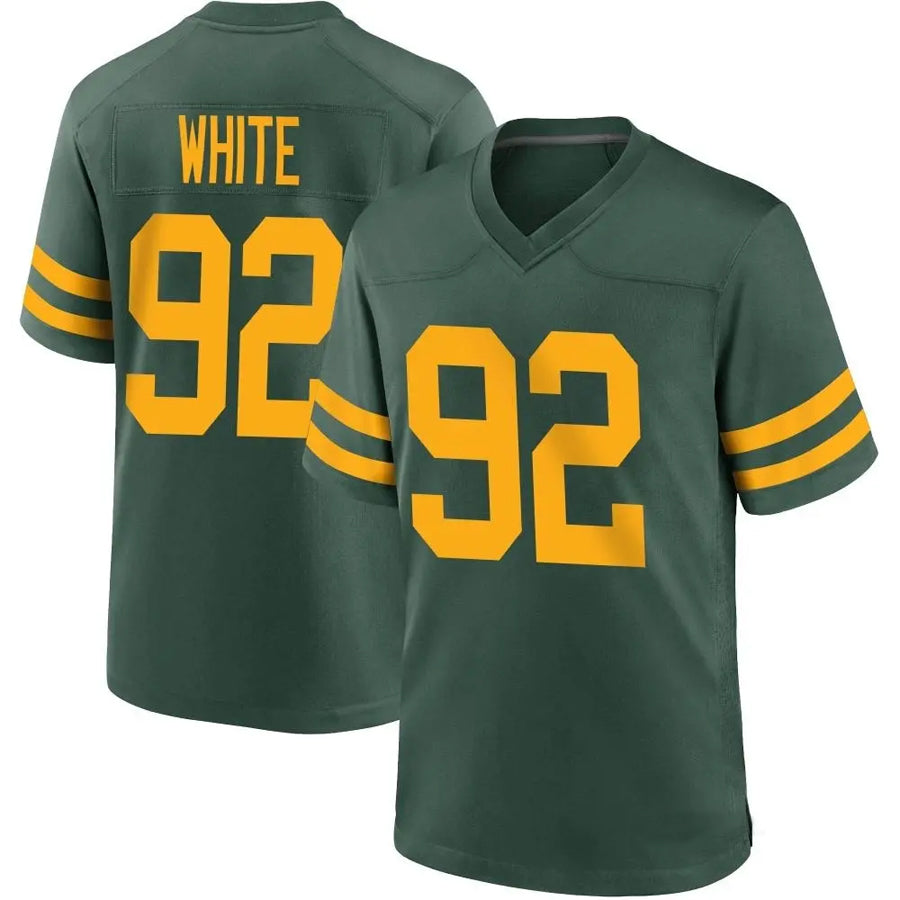 Jamed  GB.Packers #92 Reggie White Player Limited Green Alternate Vapor Stitched Jerseys