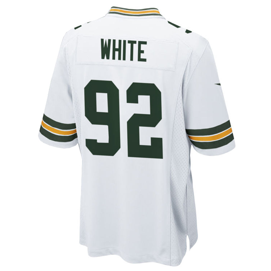 Jamed GB.Packers #92 Reggie White Player White Home Game Stitched Jerseys
