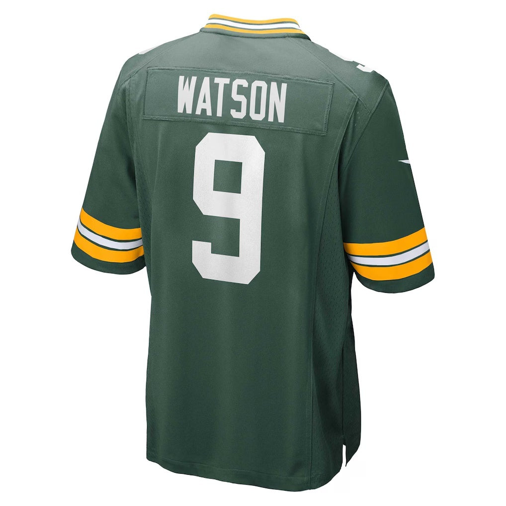 Jamed GB.Packers #9 Christian Watson Green Game Stitched Jerseys