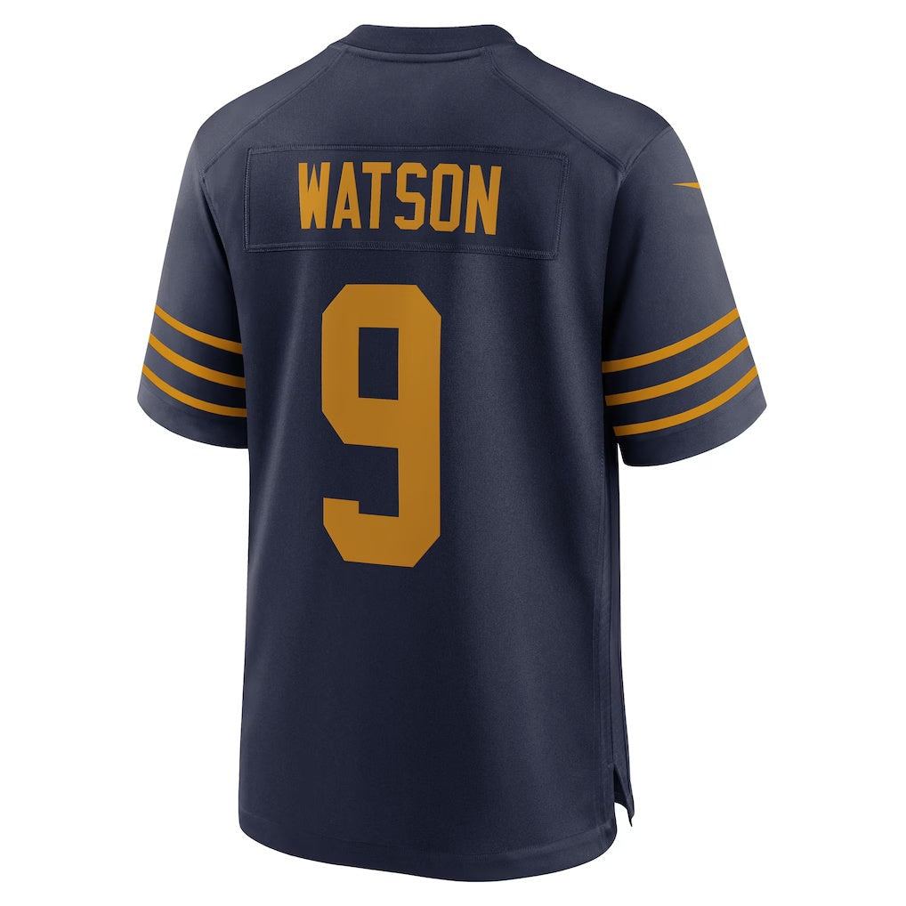 Jamed GB.Packers #9 Christian Watson Navy The 1923 Classic Game Stitched Jerseys