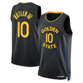 Jamed G.State Warriors #10 Jimmy Butler III Jordan Brand Black Swingman Jerseys - Statement Edition
